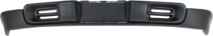 Front Lower Valance Air Deflector for Chevrolet Blazer (1998-2005)/S10 Pickup (1998-2003), Textured, 2WD (Two-Wheel Drive), without Fog Light Holes, Excluding LS/LT Models, Replacement