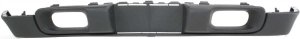 Front Lower Valance for Chevrolet S10 Pickup 1998-2004, Textured Air Deflector, 4WD (Four-Wheel Drive) with Fog Light Holes, Excludes LS Appearance Package, Replacement