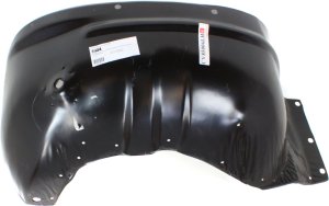Inner Fender for Chevrolet S10 Pickup (1982-1993) / S10 Blazer (1983-1994), Left (Driver) Wheelhouse, Steel, Black, Replacement