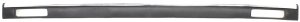 Front Bumper Molding Impact Strip for Chevrolet S10 Pickup 1994-1997, LS Model, with Side Molding Holes, Plastic Material, Black Color, Replacement