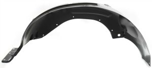 Steel Black Inner Fender Wheelhouse Panel for Chevrolet S10 Pickup (1994-2004) / Blazer (1995-2005), Left (Driver) Side, Replacement