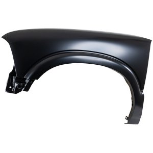 Primed (Ready to Paint) Front Fender for Chevrolet S10 Pickup (1994-2004) and Blazer (1995-2005), Left (Driver), without Flare Holes, Excludes ZR2 Package (Wide Stance Suspension), Replacement