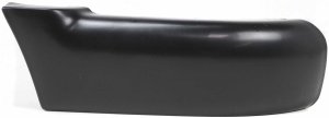 Front Bumper End for Chevrolet S10 Pickup 1994-1997, Right (Passenger), Primed (Ready to Paint), without Side Molding Holes, Replacement
