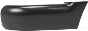 Front Bumper End for Chevrolet S10 Pickup 1994-1997, Left (Driver), Primed (Ready to Paint), Without Side Molding Holes, Replacement