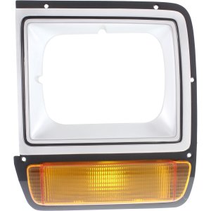 Headlight Door for Dodge Full Size Pickup 1986-1990, Left (Driver), with Single Headlight, Painted, Replacement