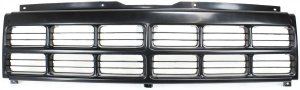 Black Shell and Insert Grille for 1991-1996 Dodge Dakota, Replacement