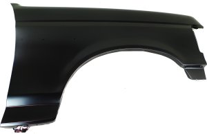 Front Fender for Ford F-Series 1987-1991 Right (Passenger) Side, Primed (Ready to Paint), Replacement