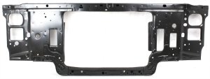 Radiator Mount Assembly for Ford F-Series 1992-1997, Black Steel, Gas Engine, Replacement