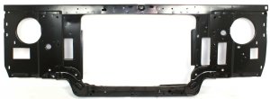 Radiator Mount Assembly for Ford F-Series 1987-1991, Black, Steel, Compatible with Gas Engine, Replacement