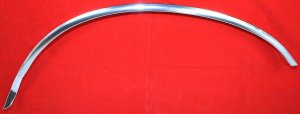 Front Wheel Opening Molding for Ford F-Series 1987-1997, Right (Passenger), Bright, Replacement - Fits F-150, F-250, F-350.