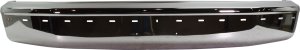 Front Bumper Chrome for Ford F-Series 1992-1996, with Molding Holes, without Air Holes, Suitable for 1997 F-250HD/F-350, Replacement