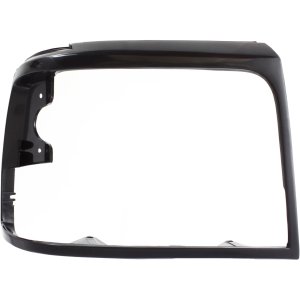 Black Right (Passenger) Headlight Door for Ford F-Series 1992-1997, Replacement Specific models: F-150, F-250, F-350, F-Super Duty.
