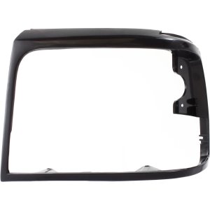 Headlight Door for Ford F-Series 1992-1997, Left (Driver) Side, Black, Replacement Models: F-150, F-250, F-350, F-Super Duty.