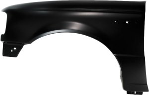 Front Fender for 1993-1997 Ford Ranger, Left (Driver), Primed (Ready to Paint), Without Wheel Opening Molding Holes, Replacement