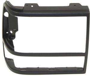 Black Headlight Door for Ford Ranger (1989-1992) and Explorer (1991-1994), Right (Passenger) Side, Replacement