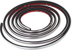 Rear Bumper Molding Impact Strip for 1995-1997 Grand Marquis, Chrome Plastic, Replacement