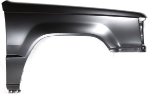 Front Fender for Dodge RAM 50 Pickup 1987-1993/Mitsubishi Mighty Max 1987-1996, Right (Passenger), Primed (Ready to Paint), 2WD (Two-Wheel Drive), Replacement