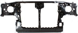 Radiator Support Assembly for 1996-2004 Nissan Pathfinder, Black, Steel, Replacement