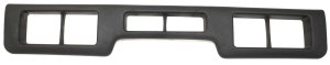 Center Front Bumper Molding for 1992-1996 Ford F-Series & Bronco, Fits Bumper with Center Air Holes, Replacement