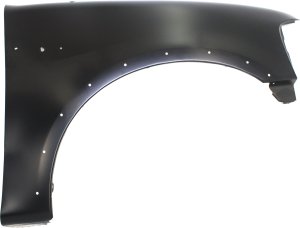 Front Fender for Ford F-Series 1997-2004, Right (Passenger) Side, Primed (Ready to Paint), with Wheel Opening Molding Holes, Replacement