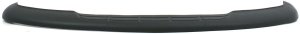 Front Bumper Cover for Chevrolet/GMC Express/Savana Van 1996-2002, Upper, Primed (Ready to Paint), with Bumper Strip, Excludes LT/SLT Models, Replacement