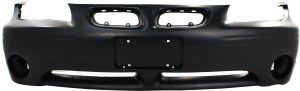 Front Bumper Cover for Pontiac Grand Prix 1997-2003, Primed (Ready to Paint), GT / GTP / SE 2nd Design Models, Replacement