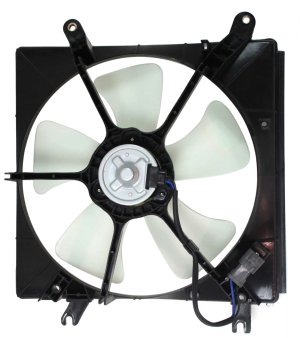 Radiator Fan Assembly for Acura Integra 1994-2001, Left (Driver), Denso Type, Replacement