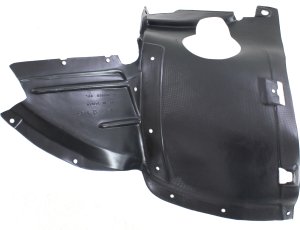 Front Fender Liner, Left (Driver), Front Section for Audi A3 2006-2008, Replacement