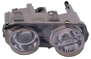 Right (Passenger) Headlight Assembly for 1994 - 1997 Acura Integra, Front Headlight Assembly Replacement Housing / Lens / Cover, Composite;  33100ST7A02, Replacement
