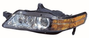 Front Headlight Assembly Replacement Housing/Lens/Cover for 2004 - 2005 Acura TL, Left (Driver) Side, Canada, Halogen, 33151SEPC02, Replacement