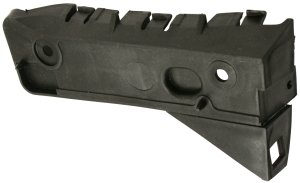 Front Bumper Bracket Right (Passenger), Guide Bracket for Audi A4 2002-2005, Replacement