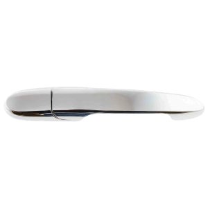 Front Exterior Door Handle for Chevrolet Impala 2006-2022, Buick LaCrosse 2005-2022, Right (Passenger) Side, Chrome, without Keyhole, Plastic Material, Replacement