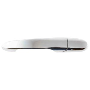Rear Exterior Door Handle for Chevrolet Impala (2006-2022), Buick Lacrosse (2005-2022), Left (Driver) Side, Chrome, Plastic, Replacement