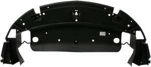 Front Lower Valance Air Deflector for Chevrolet Impala 2006-2013, Impala Limited 2014-2016, Textured, Police Model 2008-2016, Replacement