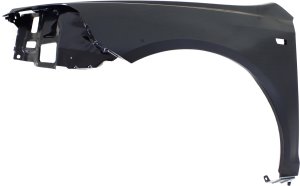 Front Fender for 2008-2012 Chevrolet Malibu, Left (Driver) Side, Primed (Ready to Paint), with Side Marker Light Hole, Replacement