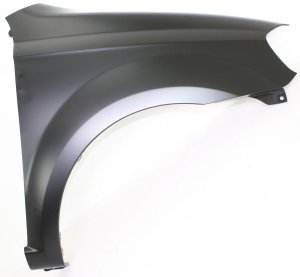 Front Fender for Chevrolet AVEO 2009-2011 Sedan, Right (Passenger), Primed (Ready to Paint), without Signal Light Hole, Replacement