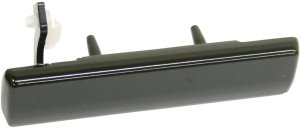 Front Exterior Door Handle for Chevrolet Camaro 1993-2002, Right (Passenger), Smooth Black, w/o Keyhole, Replacement