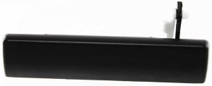 Front Exterior Door Handle for Chevrolet Camaro 1993-2002, Left (Driver), Black, Smooth, Without Keyhole, Replacement