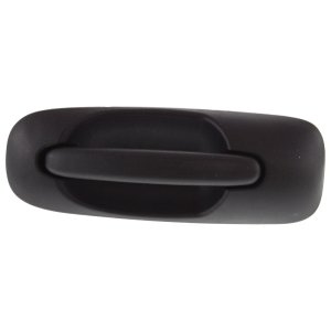 Rear Exterior Door Handle for 2001-2007 Town and Country, Left (Driver) Sliding Door, Textured Black, Without Keyhole, Replacement