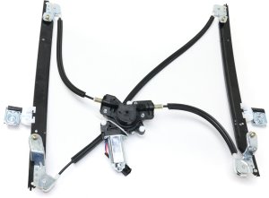 Power Front Window Regulator with Motor for Dodge Caravan 2004-2007, Left (Driver), Replacement