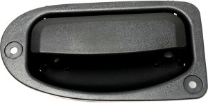 Interior Rear Door Handle for Ford Ranger (1993-2011) / Mazda Pickup (1998-2010), Left (Driver), Textured Black, Plastic, Replacement