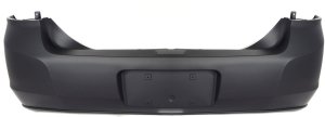 Rear Bumper Cover for Ford Focus 2008-2011, Primed (Ready to Paint), Replacement