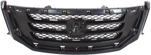 Grille for 2008-2010 Honda Odyssey, Painted Black Shell and Insert, Replacement