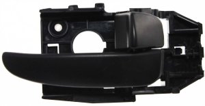 Front Interior Door Handle for Hyundai Elantra 2001-2006, Right (Passenger) Side, Black, Replacement