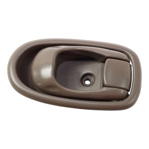Front Interior Door Handle for Hyundai Elantra (1996-2000), Right (Passenger) Side, Beige, Also Fits Rear, Replacement