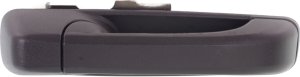 Exterior Rear Door Handle for Jeep Grand Cherokee 2005-2010, Right (Passenger), Textured Black, No Keyhole, Plastic Material, Replacement