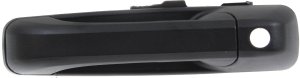 Rear Exterior Door Handle for Jeep Grand Cherokee 2005-2010, Left (Driver) Side, Textured Black, with Keyhole, Plastic Material, Replacement