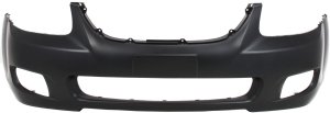 Front Bumper Cover for Spectra 2007-2009, Primed (Ready to Paint), Suitable for 4-Door Sedan, Replacement