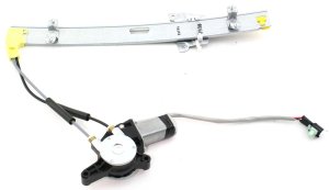 Front Window Regulator with Motor for Kia Rio 2001-2005, Right (Passenger) Side, Power, Replacement