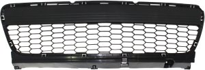Front Bumper Grille for 2007-2009 Mazda 3 Sedan, Sport Type, Black, Replacement